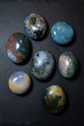 Serene Ocean Jasper Palmstones image 0