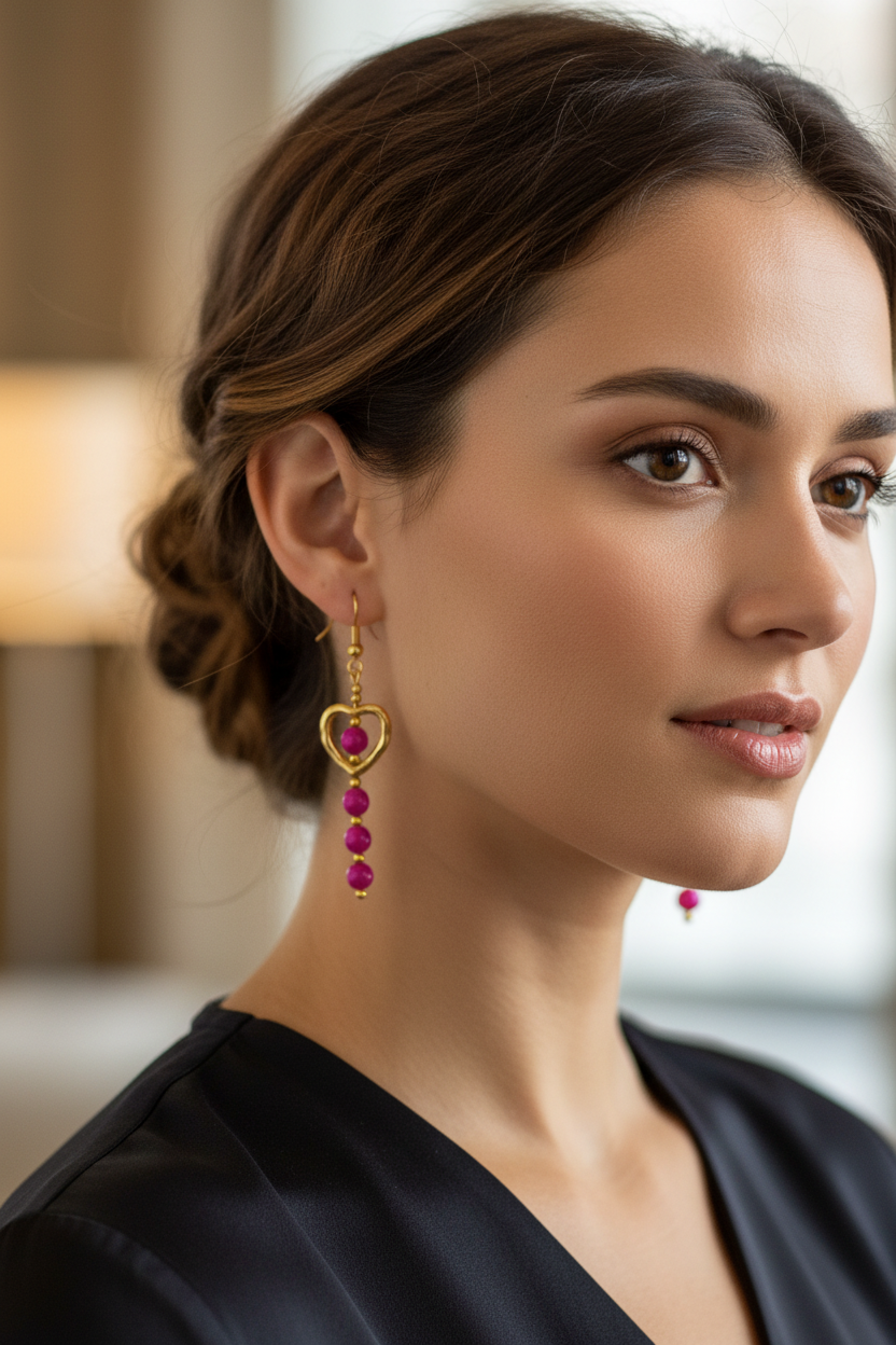 The Two of Hearts Earring Set