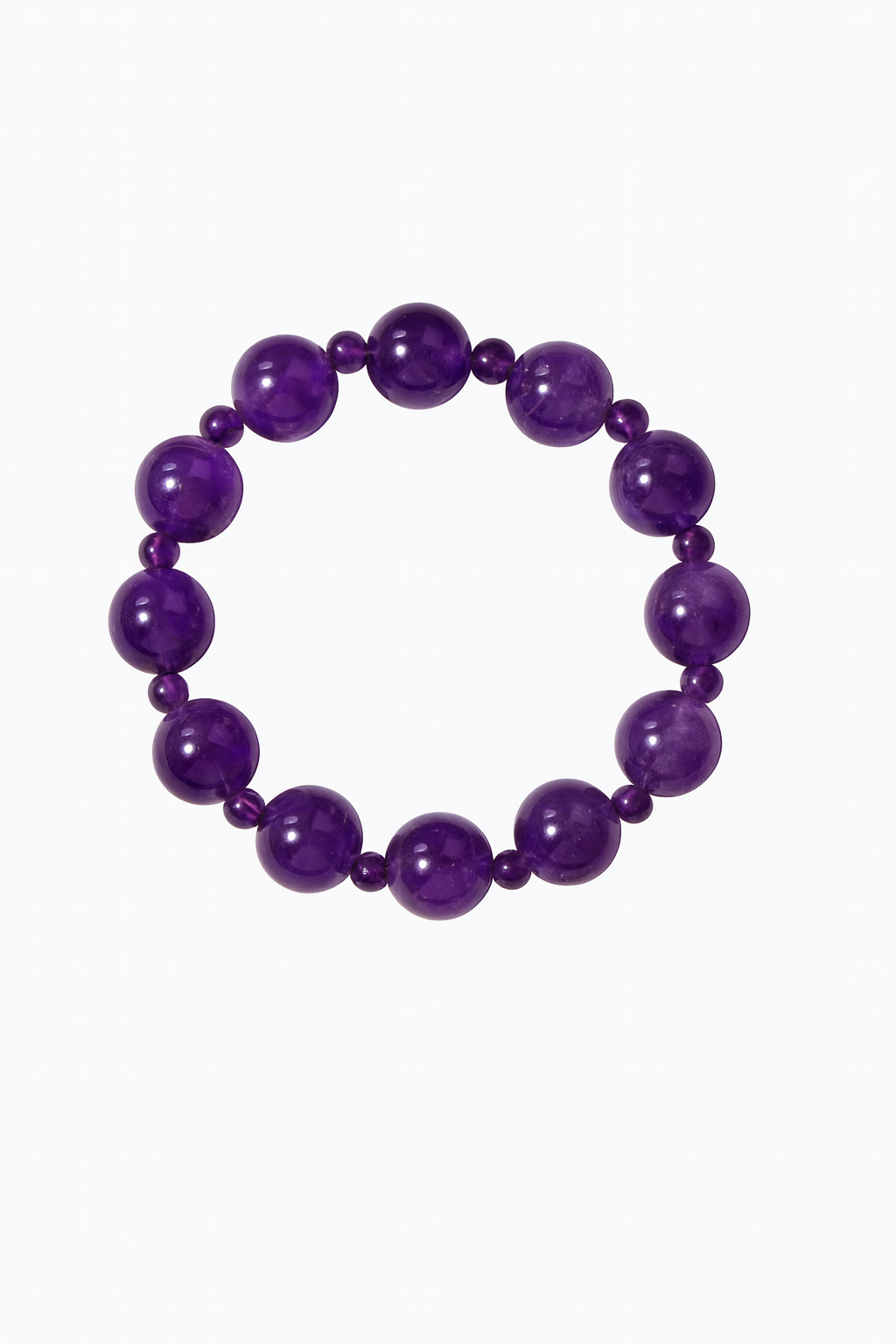 Classic Amethyst Stretch Bracelet image 0