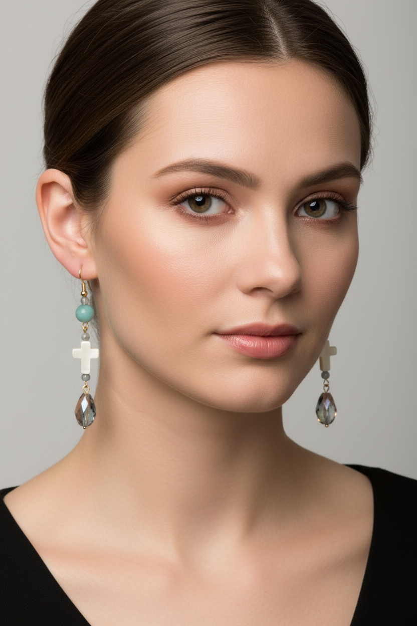 Tranquil Crosses Jewelry Set