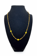 Tigers Eye &amp; Citrine Brass Necklace image 0