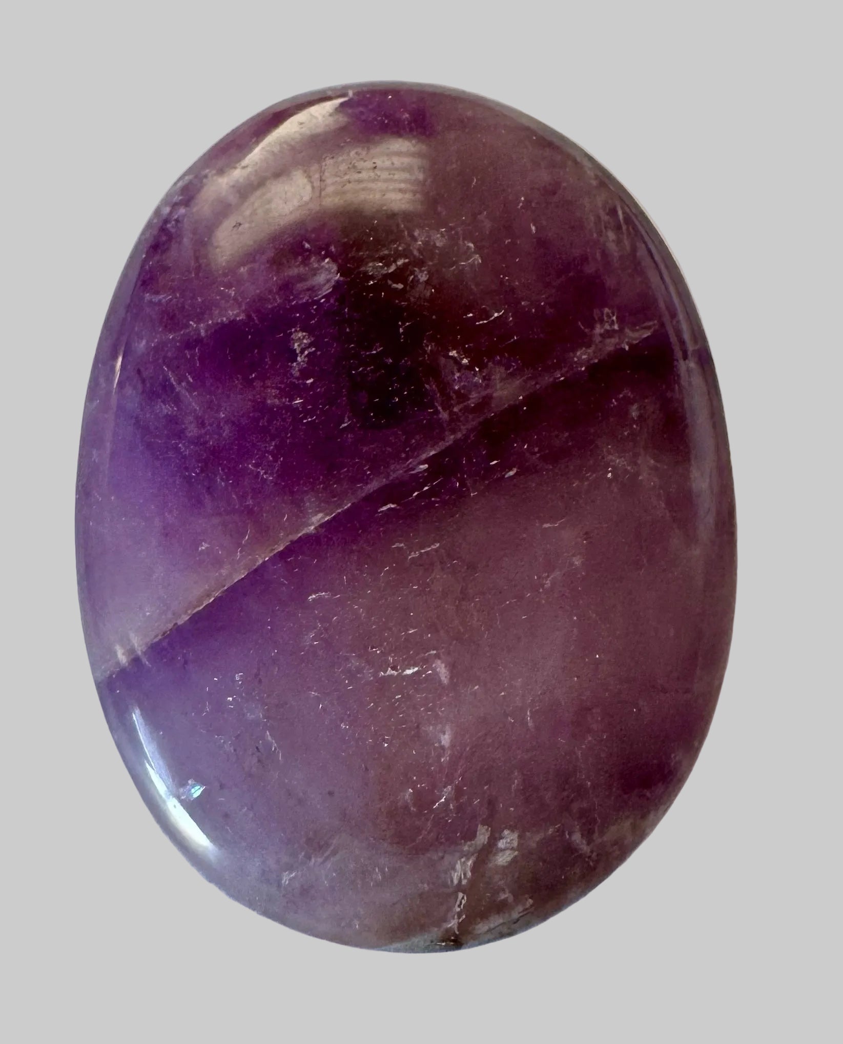 Violet Serenity Amethyst Worry Stone image 0