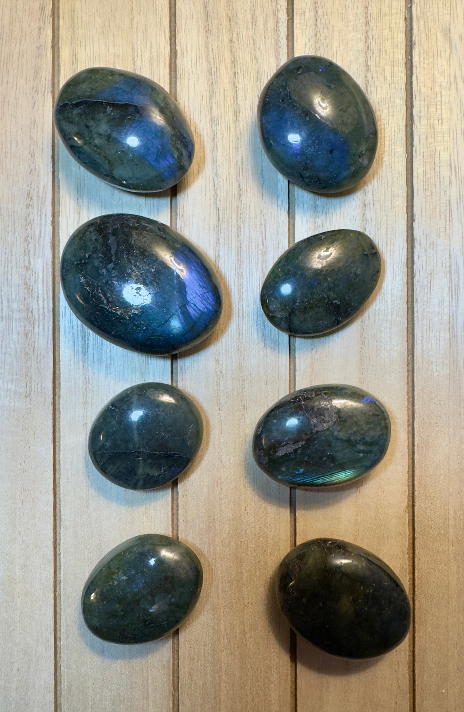 Labradorite Mystique Palm Stones image 0
